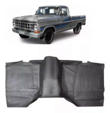 FORD-TAPETE F1000 ATE 92 CABINE DUPLA PRETO 3PC