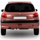 PEU-SPOILER TRASEIRO PEUGEOT 206 00/01 AR FLEX (EXCETO RALLI