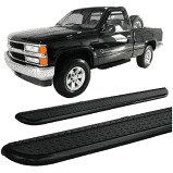 GM-ESTRIBO SILVERADO CAB.SIMPLES PRETO CHAPA