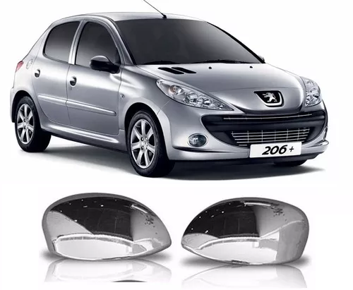 PEU-CAPA RETROVISOR PEUGEOT 206 /PICASSO CROMADO LE