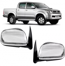 TOY-CAPA RETROVISOR TOYOTA HILUX 2005/ED.SW4 LD CROMADO