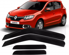 REN-CALHA DE CHUVA RENAULT SANDERO NOVO 4PTS 2014/