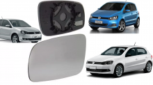 VW-LENTE ESPELHO FOX 09/ GOL G-VI/ POLO 2011/ LE C/SUPORTE