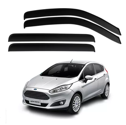 FORD-CALHA DE CHUVA ADESIVA NEW FIESTA HATCH