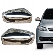 VW-CAPA RETROVISOR GOL G-V/SAVEIRO G-V LD CROMADO C/LUZ