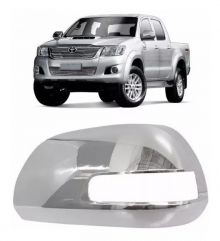 TOY-CAPA RETROVISOR TOYOTA HILUX 2012/  LE CROMADO