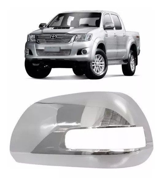 TOY-CAPA RETROVISOR TOYOTA HILUX 2012 /  LE CROMADO