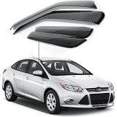 FORD-CALHA DE CHUVA ADESIVA FOCUS SEDAN 2014/ 4PTS C/ 6PCS