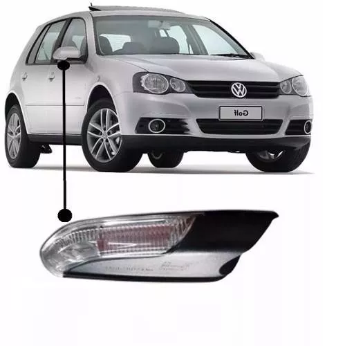 VW-ESPELHO RETROVISOR GOLF 2014 / ELET E AQUEC /LC /PISCA LD