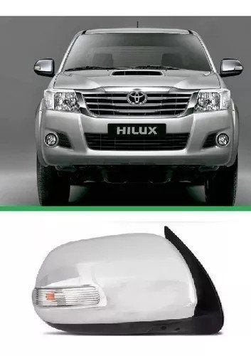 TOY-ESPELHO RETROVISOR HILUX 12 /14 CROM ELETR C / PISCA LD.