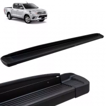 TOY- ESTRIBO TOYOTA HILUX CD 2016/  ALUMINIO PRETO TRACK