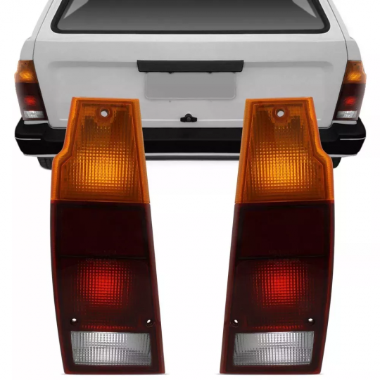 VW-LANTERNA TRASEIRA SAVEIRO PARATI 86 /95 FUME LD C /TAMPA