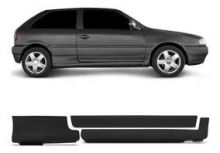 VW-SPOILER LATERAL GOL 95/98 PARATI 96/98 4PT PRETO TOP-LINE