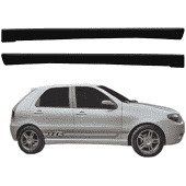 FIAT-SPOILER LATERAL PALIO 4PT PRETO TOP LINE