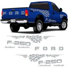 FAIXAS FORD-F-250/AZUL/VERMELHA/DOURADA