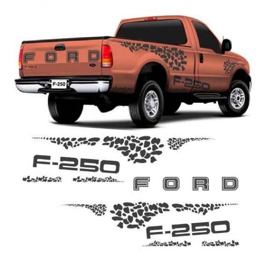 FAIXAS FORD-F-250 /AZUL /VERMELHA /DOURADA