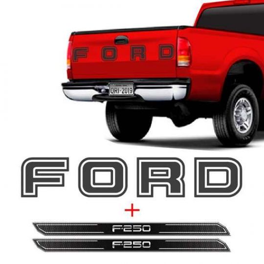 FAIXAS FORD-F-250 /AZUL /VERMELHA /DOURADA