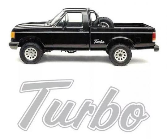 FORD-ADESIVO TURBO PICK-UP FORD 94 PTO /PRATA